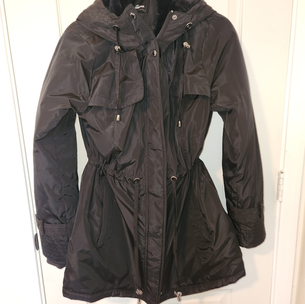 Sam Edelman Black Anorak Fully Lined Jacket
